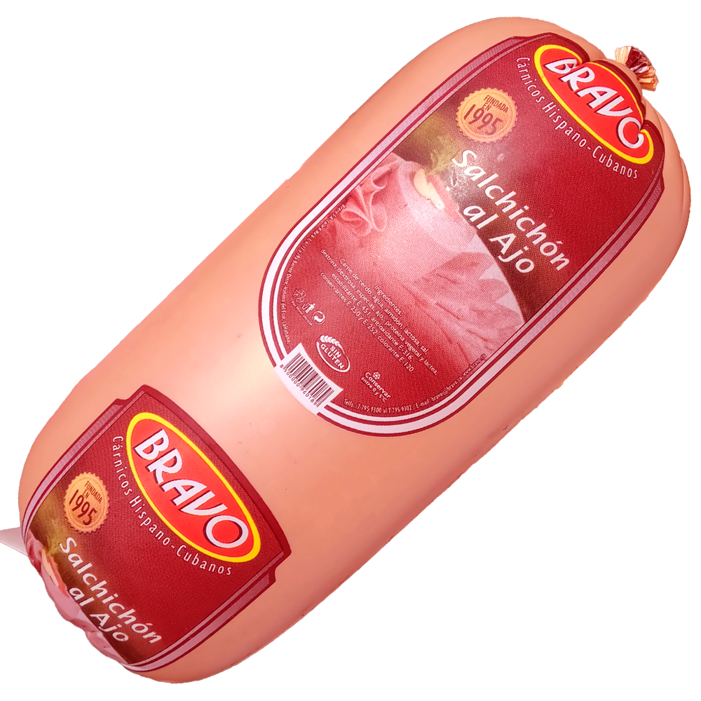 Salchichón al Ajo BRAVO 2 Kg