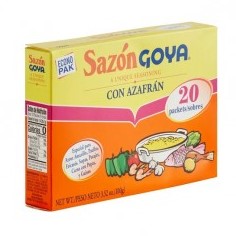 Sazón con Azafran Goya x 3,52 Oz (pack 20 sobres)