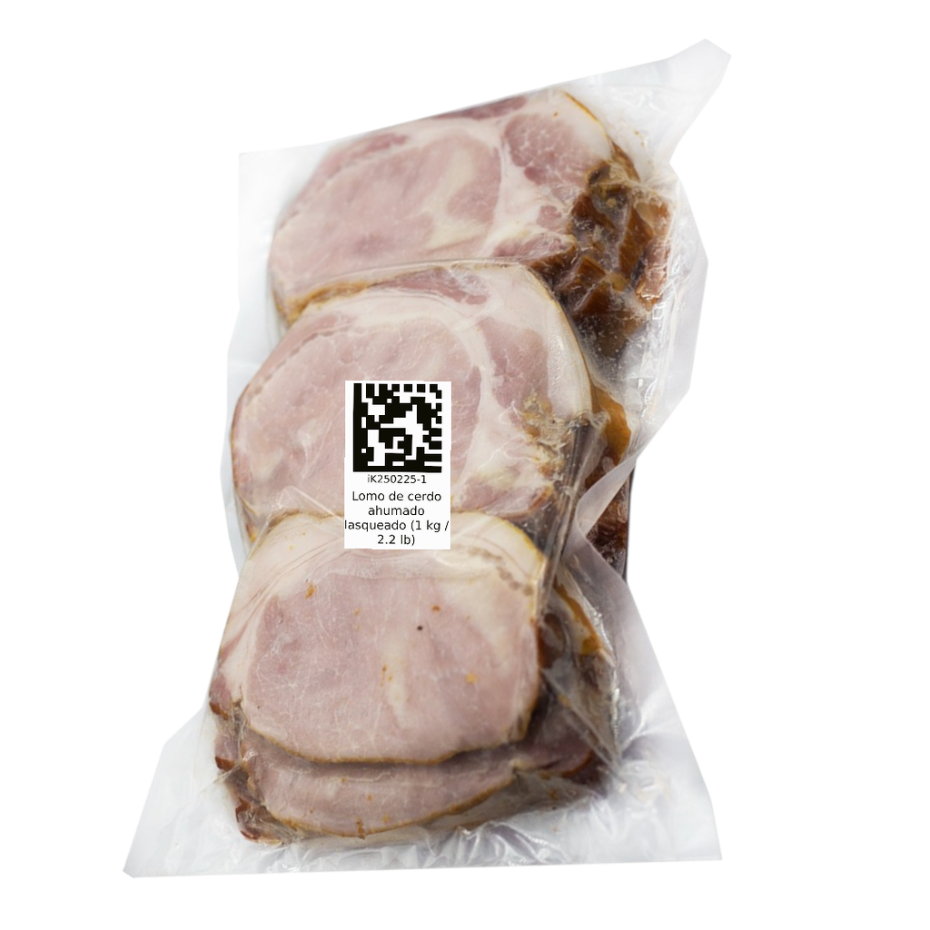 Lomo de cerdo ahumado lasqueado (1kg / 2.2lb)