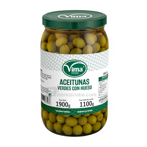 Aceituna verde con hueso 1900g