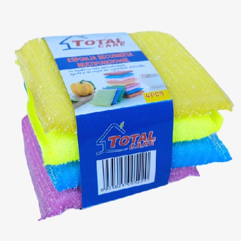 Estropajos para cocina 4 piezas Total Care