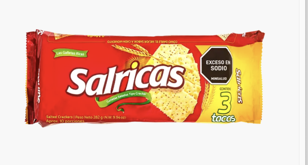 Galletas Soda Salricas 3 Tacos (282 g)