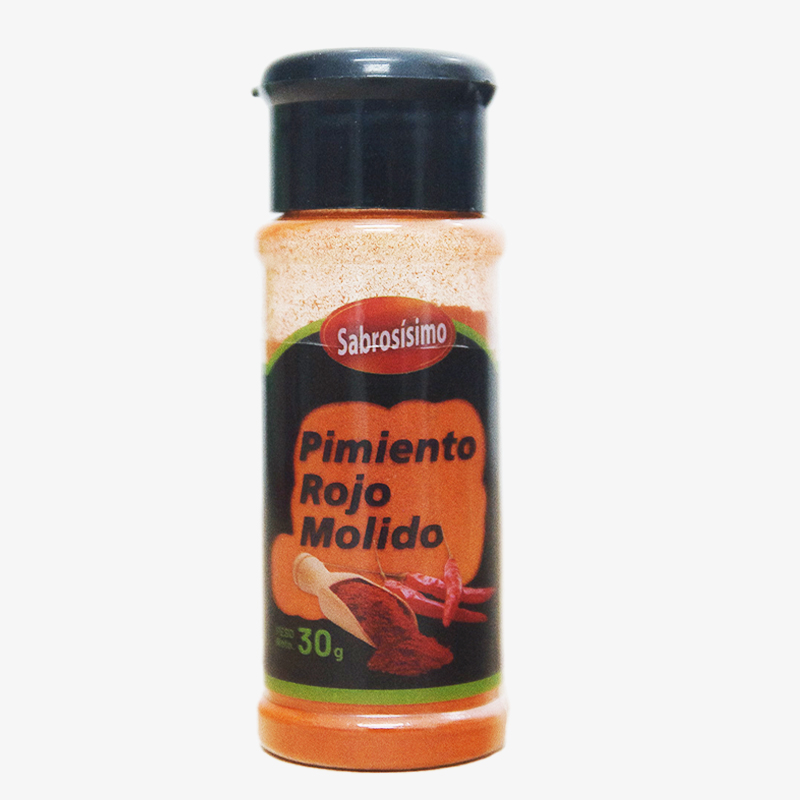 Pimiento rojo molido 30g (pomo)