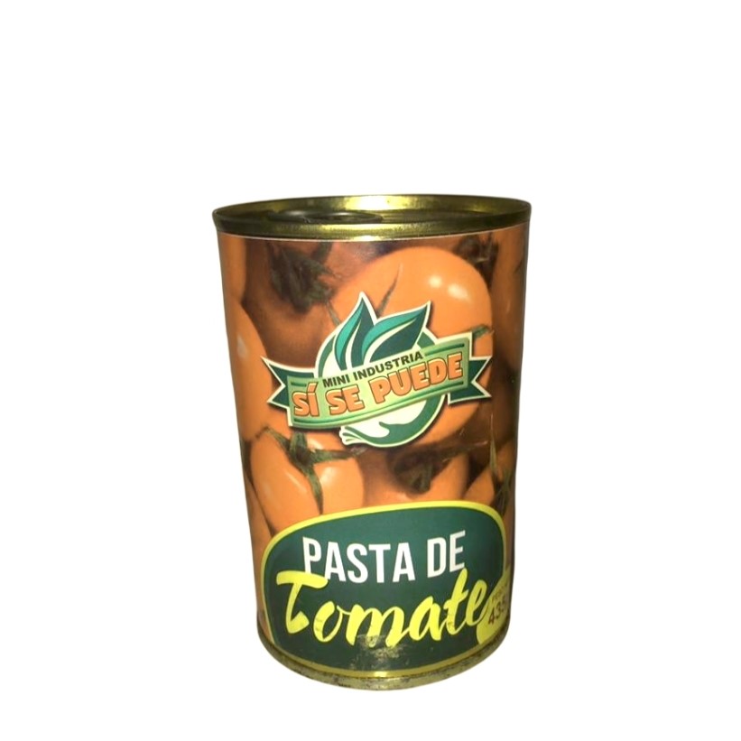 Lata de Puré de Tomate de Agro (etiqueta variada)