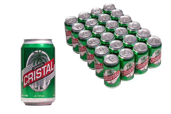 Cerveza Cristal o Cristal Extra (caja de 24u)