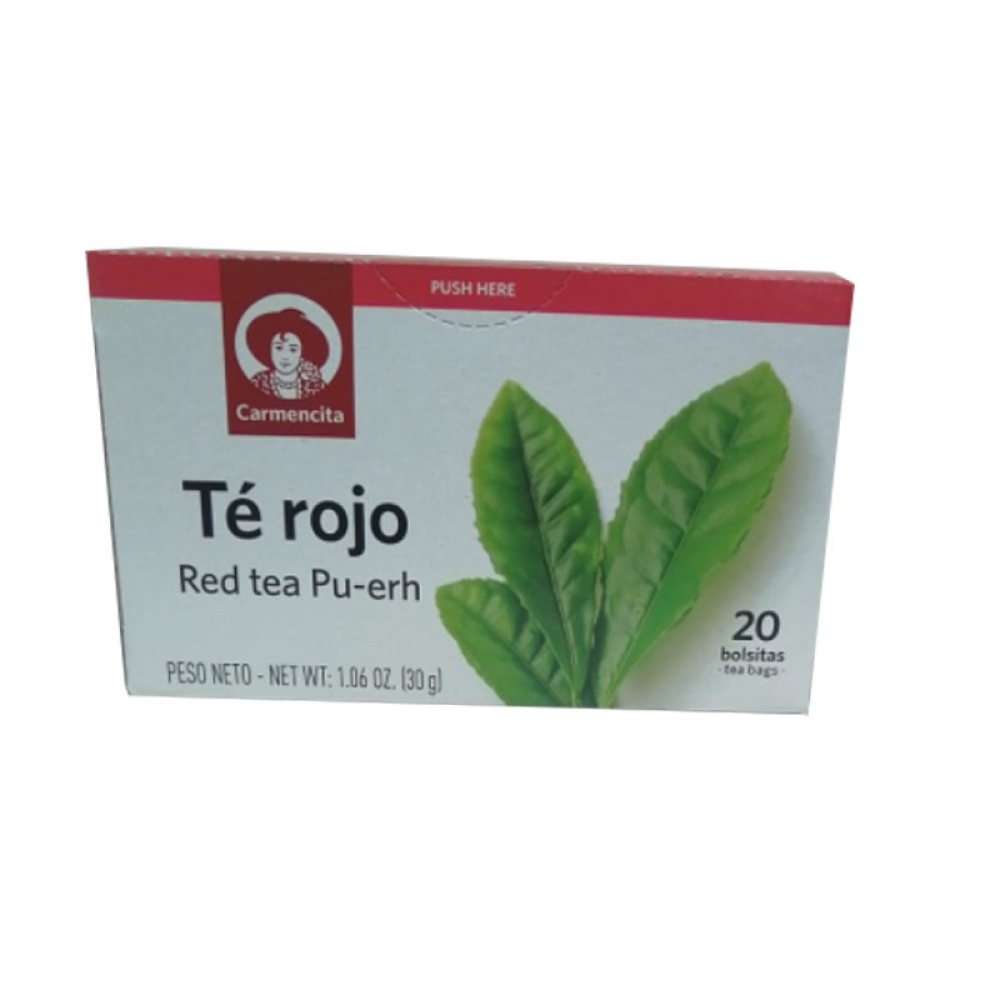 Té Rojo 30g Estuche 20 Bolsitas Carmencita