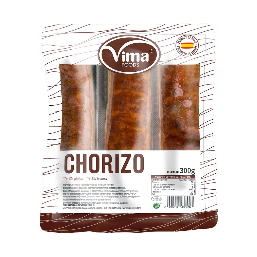 Chorizos enteros VIMA 300g