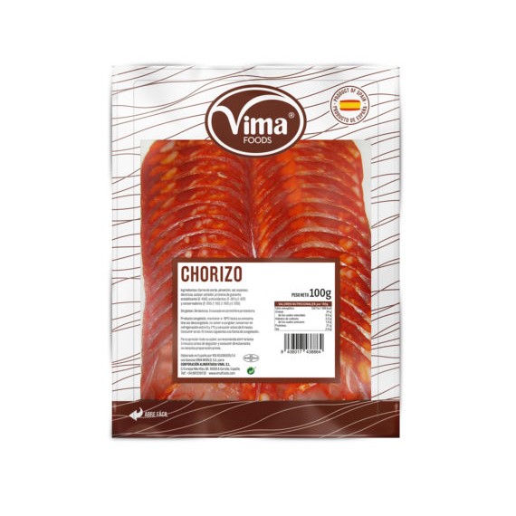 Chorizo loncheado 100 gr VIMA