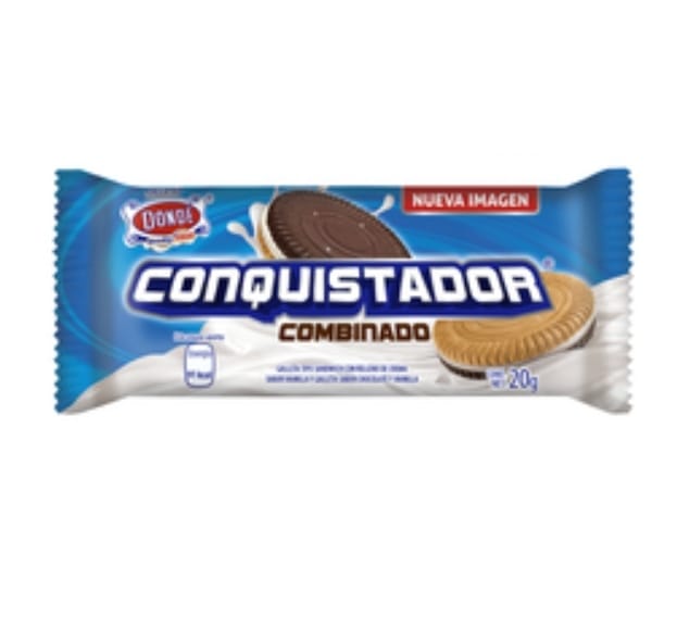 Galletas sabor chocolate y vainilla (20g)