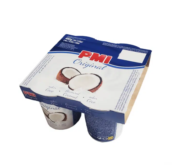 Yogurt PMI sabor a disposición (paquete de 4 ud x 120 gr)