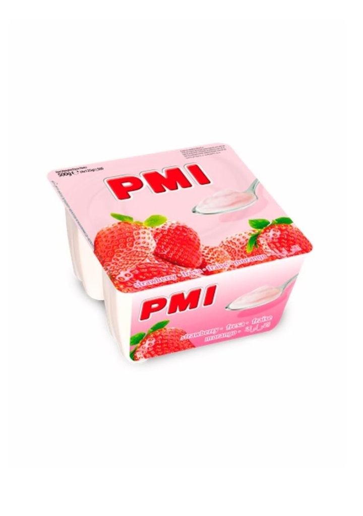 Yogurt PMI Fresa Paquete de 4 ud (120G)