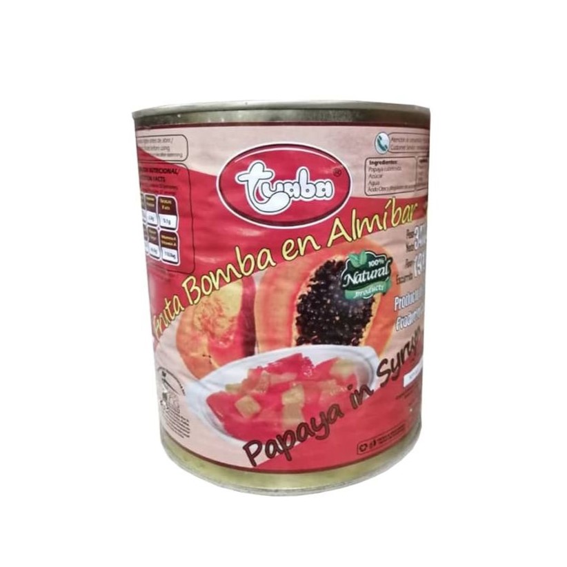 Fruta Bomba en Almíbar TUABA 3476g