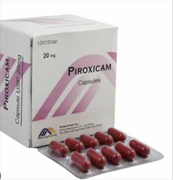 Piroxicam 20mg (1 blíster de 10 tabletas)