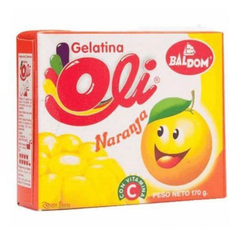 Gelatina Oli Sabor Naranja (3 Oz)
