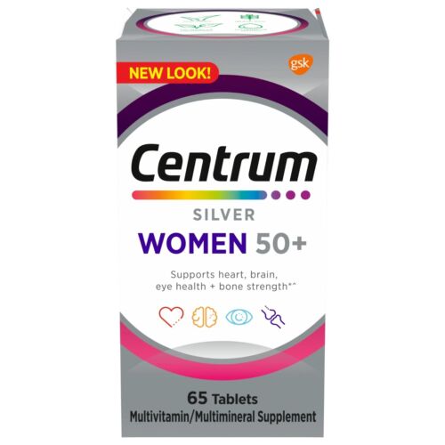 Vitaminas Centrum Silver para Mujer (65 tabletas)