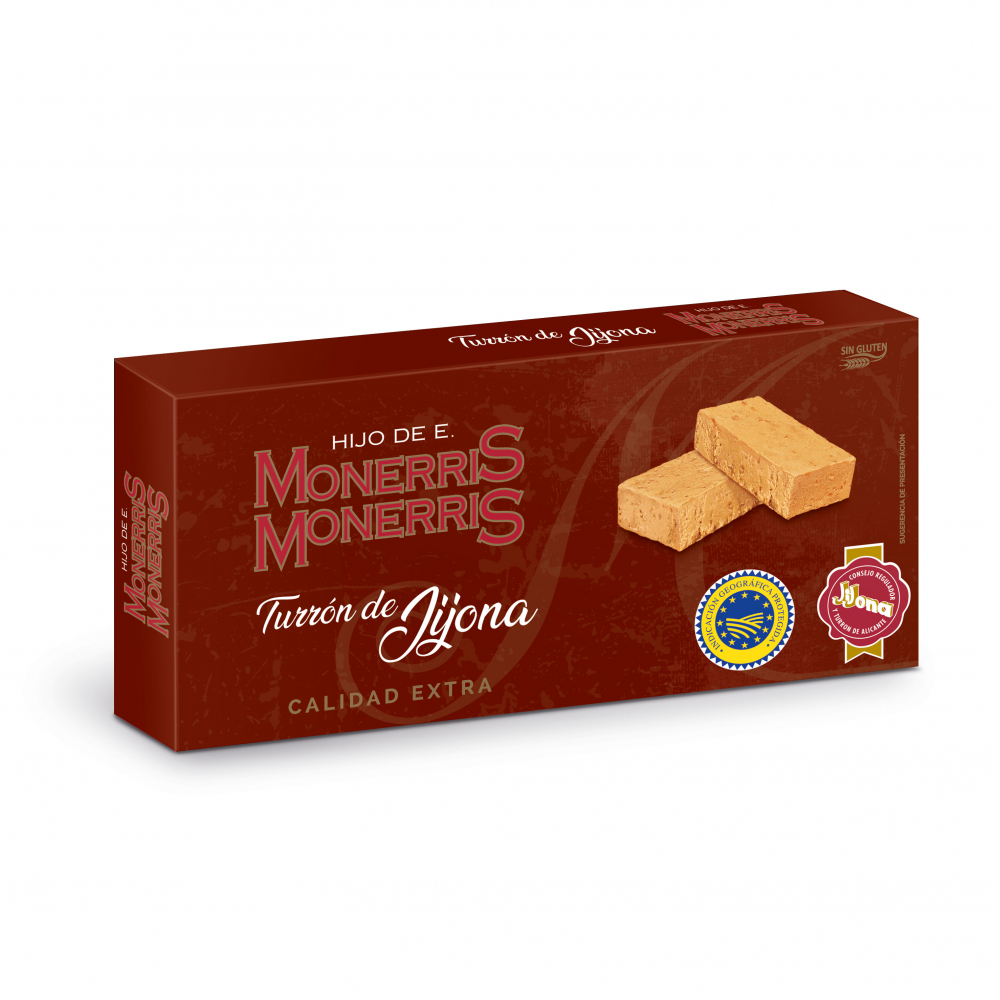 Turrón de Jijona calidad extra Monerris (150 gr)