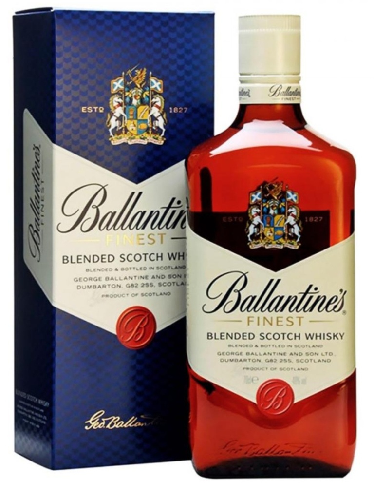 Botella de whisky Ballantines (700 ml)