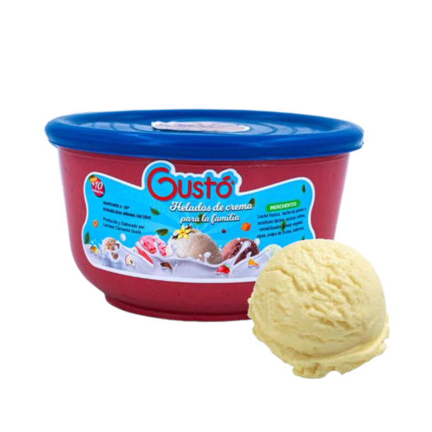 Helado Gustó sabor Mantecado (1 Litro)