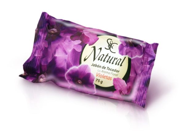 Jabón de Baño S&amp;C Natural Violet 75 g