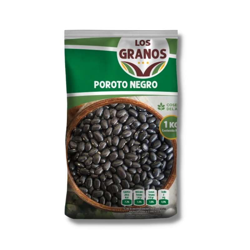Frijoles Negros LOS GRANOS 2.2 Lb / 1kg