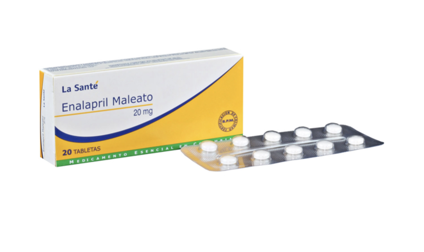 Ena - lapril 20 mg. (1 blíster de 10 tabletas)