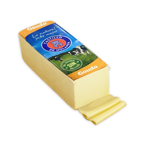 Queso Gouda 3-3.3 kg sellado (7 Lb)