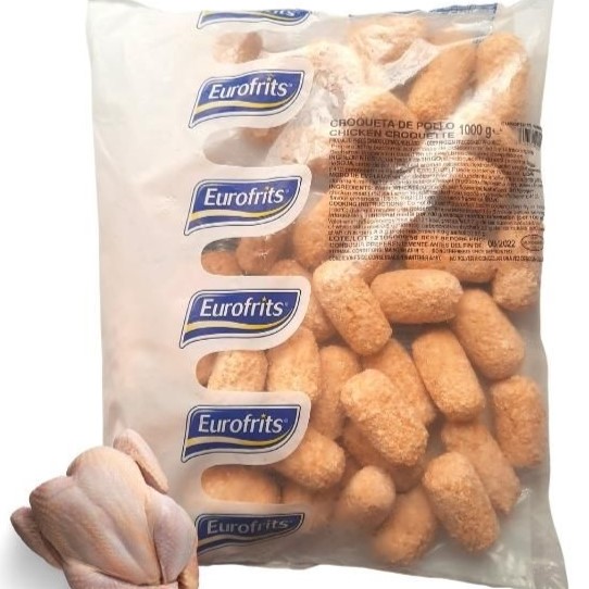 Croquetas de Pollo Bolsa 1000 gr Eurofrits