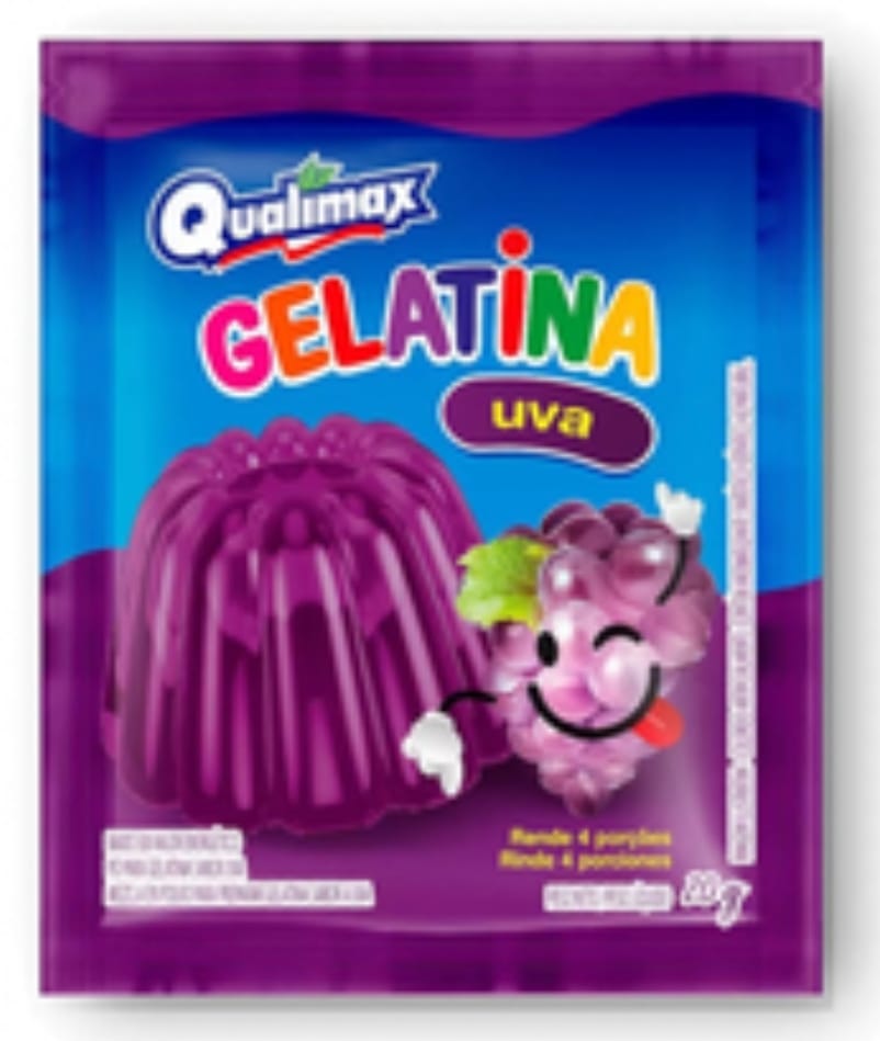 Gelatina Sabor Uva (20 g)