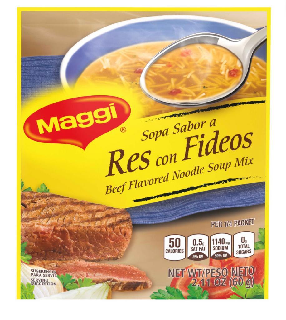 Sopa de Res con Fideos MAGGI 2.11 Oz