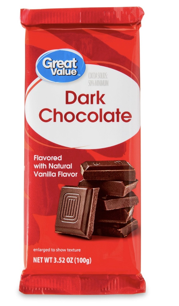 Dark chocolate (100 gr)