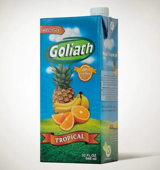 Jugo / Néctar Goliath 32oz c/u sabor vario (946ml)