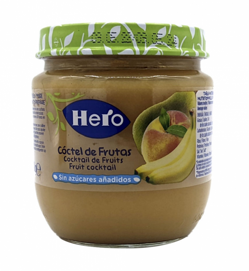 Puré para Bebé Coctel de Frutas (120 g)