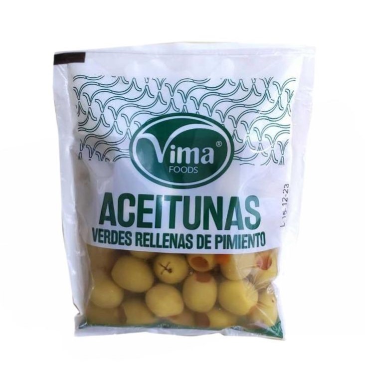 Bolsita Aceitunas Rellenas con Pimiento 170 Gr VIMA