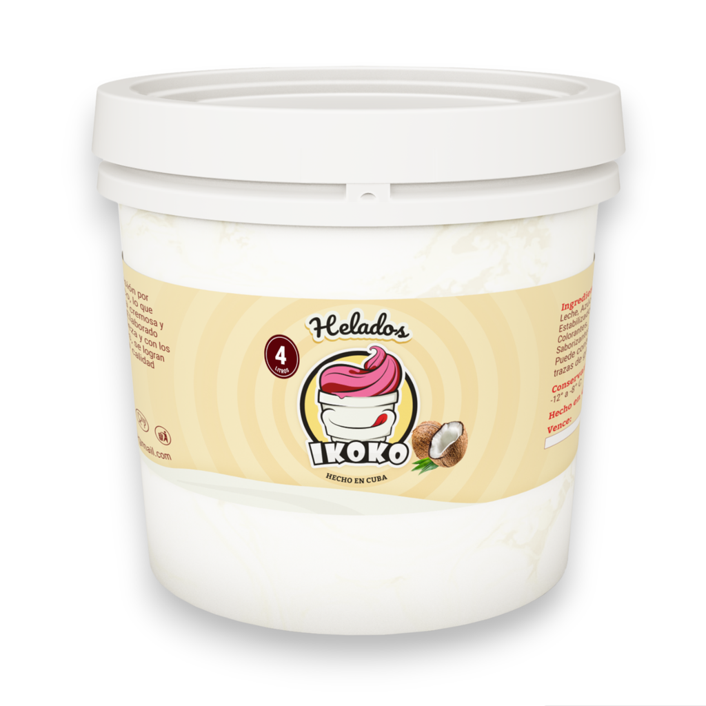 Helado de Coco (4 Lt) IKOKO