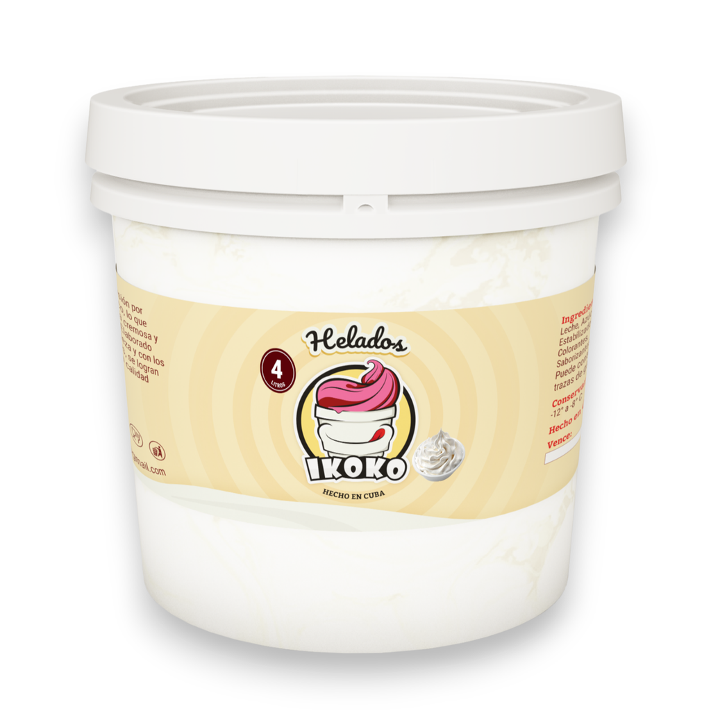 Helado de Crema de Leche (4 Lt) IKOKO