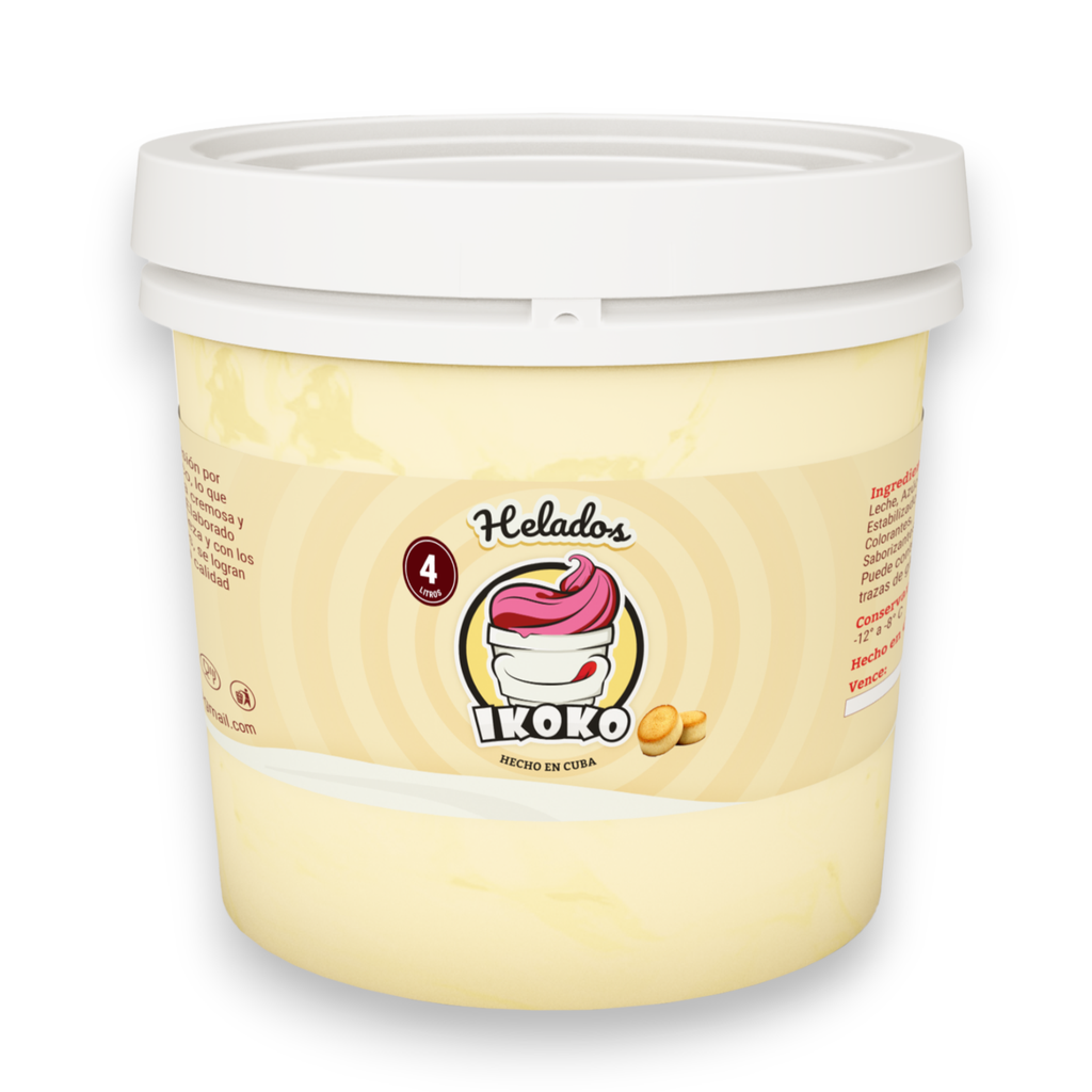 Helado de Mantecado (4 Lt) IKOKO