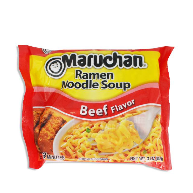 Sopa con sabor a carne Maruchan ramen 85 g