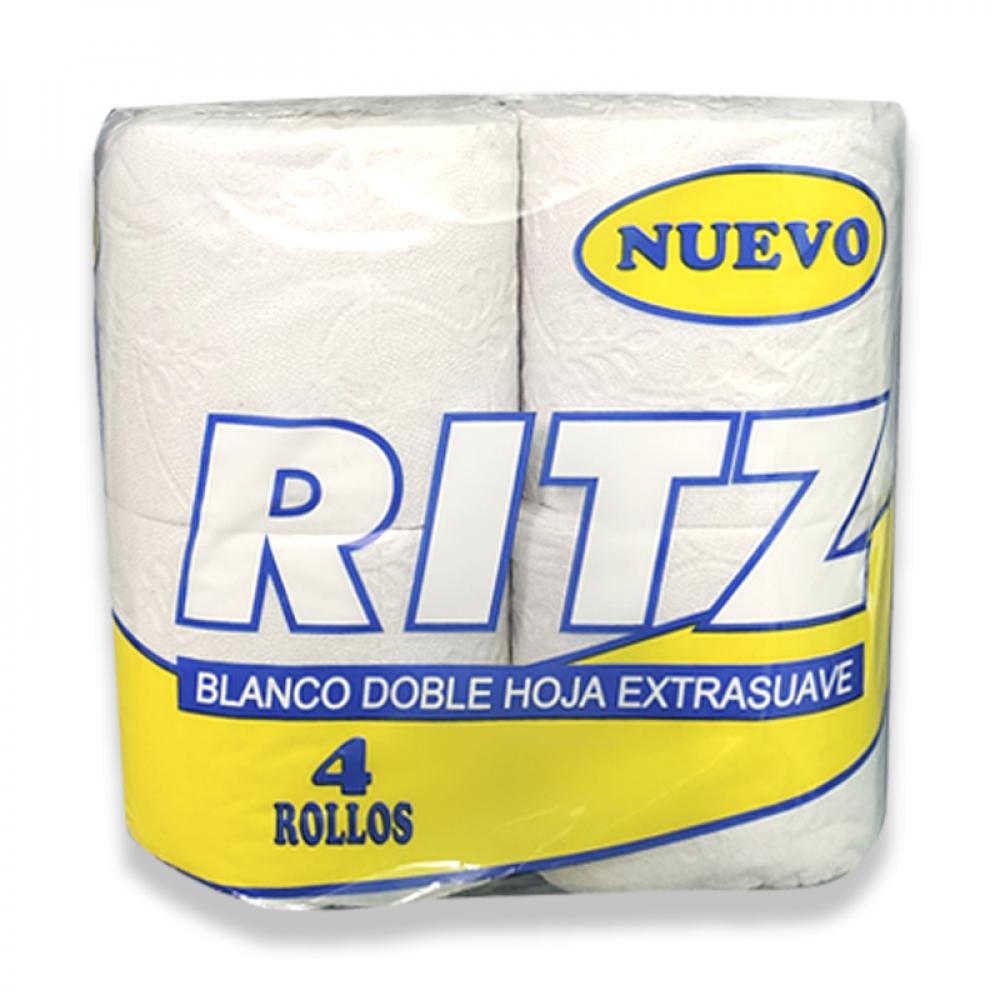 Papel Sanitario Ritz doble capa (4 rollos)