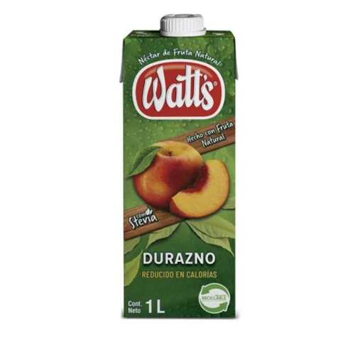 Jugo Néctar de Durazno Watts 1L