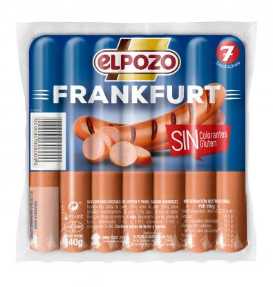 Salchichas de Cerdo y Pavo estilo Frankfurt 7u 140 g