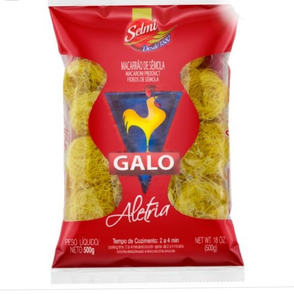 Pasta Aletria (Fideos) 500g Galo