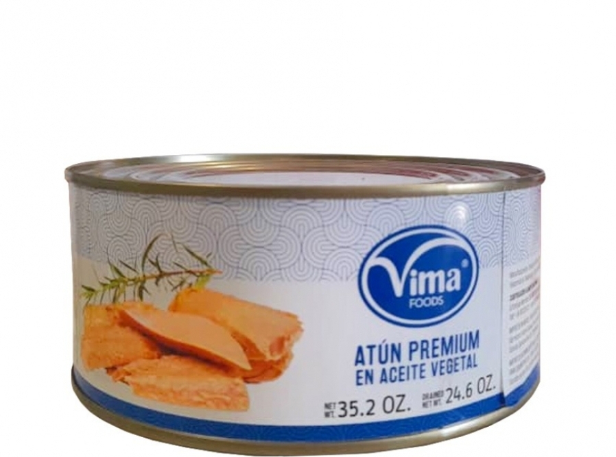 Atún en aceite vegetal premium (1000 g)