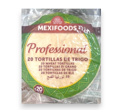 Tortillas de trigo para tacos o wrap (20und)