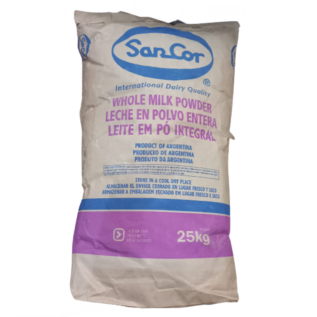 Leche en Polvo entera SanCor (saco 25 Kg)