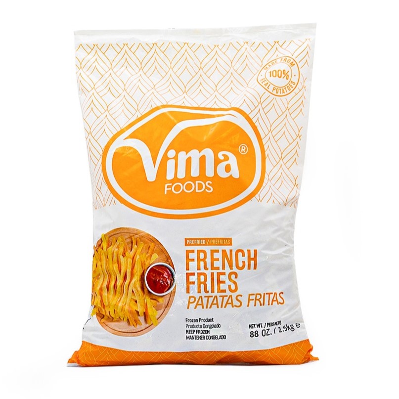 Papas Prefritas VIMA (bolsa 2.5 KG) corte 10x10mm