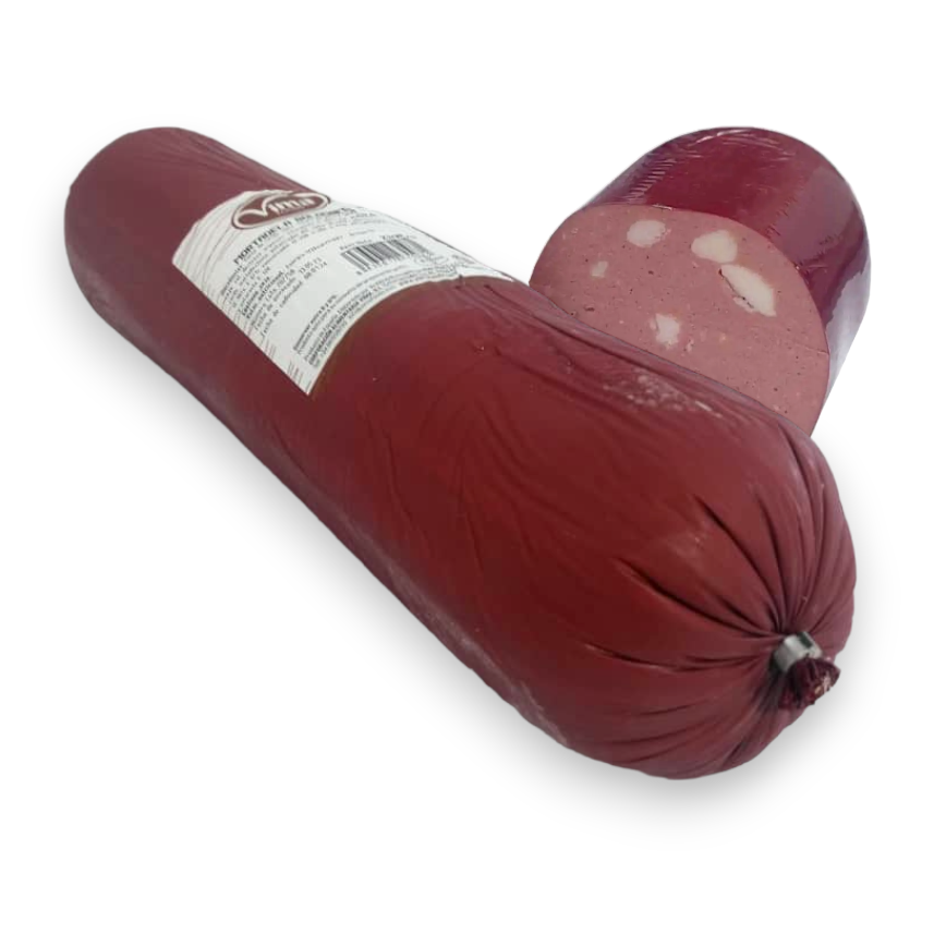Mortadela Bolognesa VIMA Barra 2,5 kg - 5,5 Lb aprox.