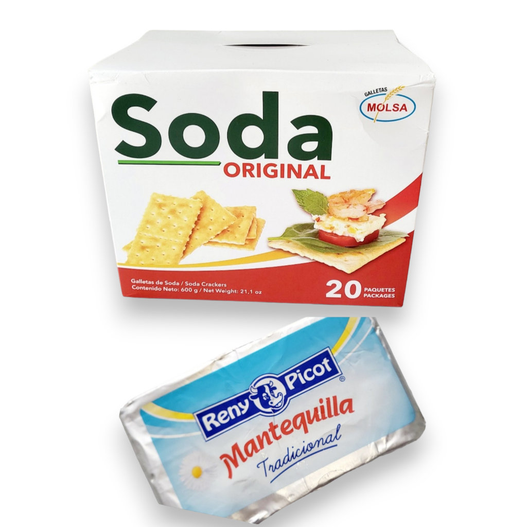 Galleta Soda (1Caja)+Mantequilla (250g)