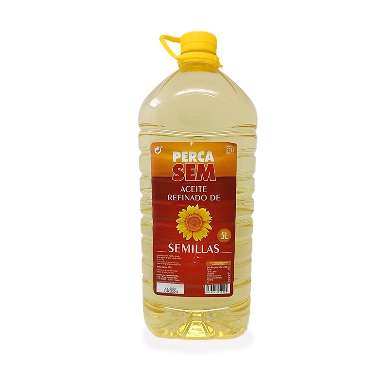 Aceite vegetal de soya y girasol PERCASEM 5L