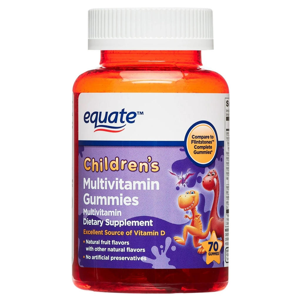 Multivitaminas para Niños Equate 70ud