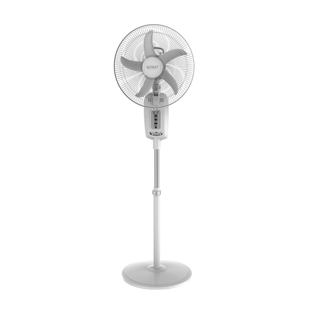 Ventilador de pedestal recargable de 16 pulgadas